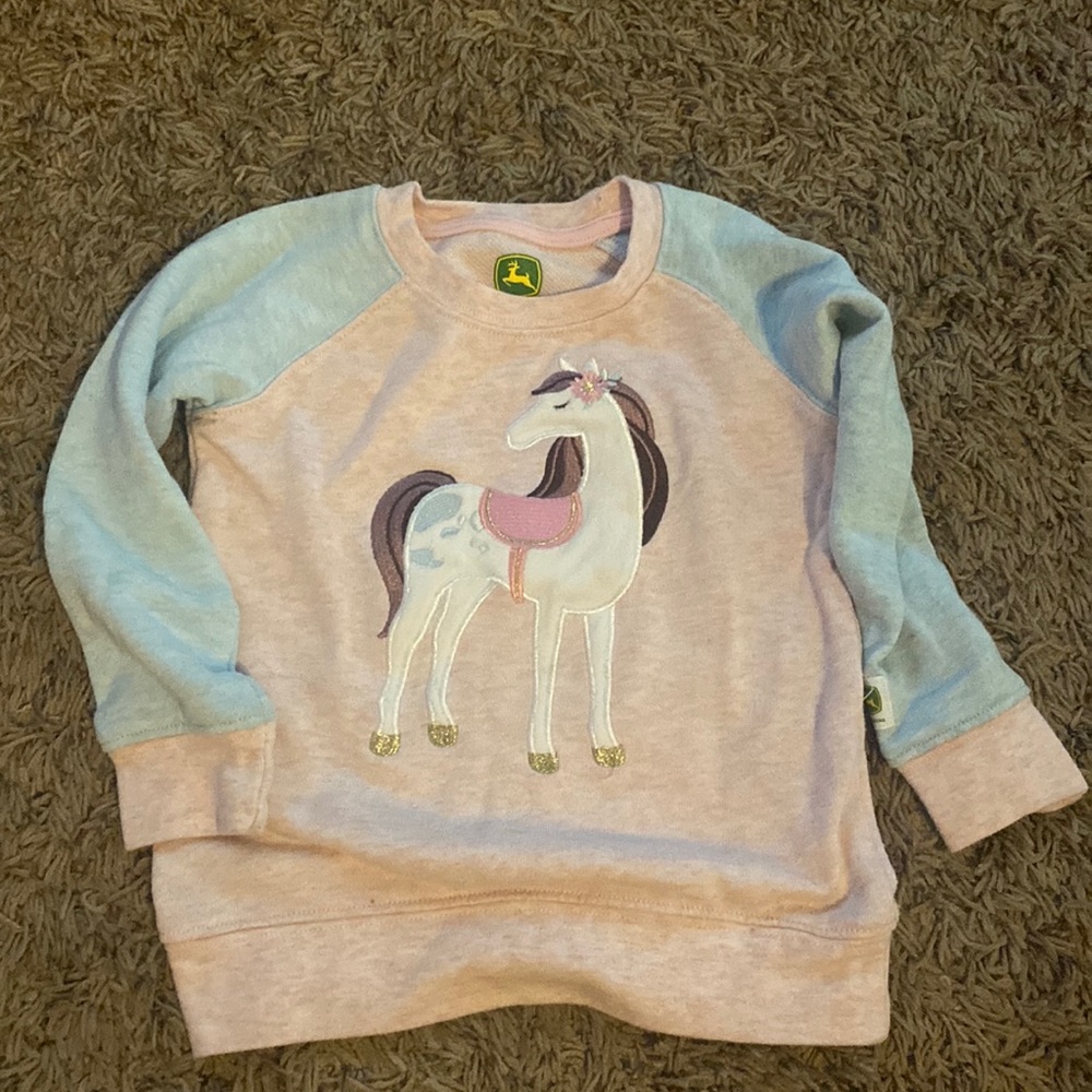 Toddler girls 2T John Deere sweatshirt
